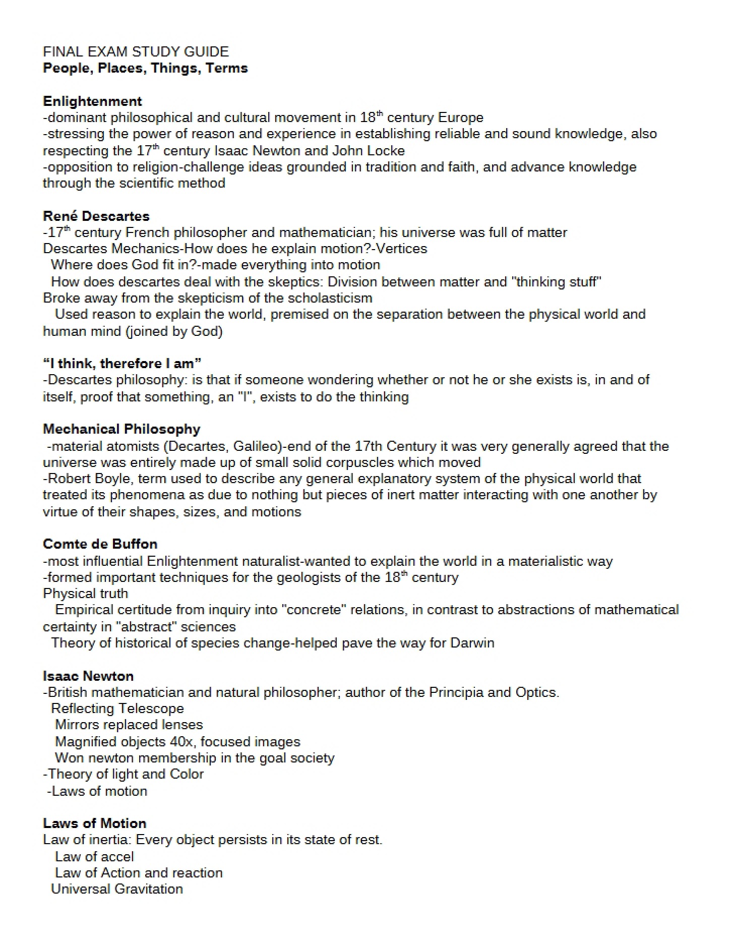 Summative Course Evaluation
