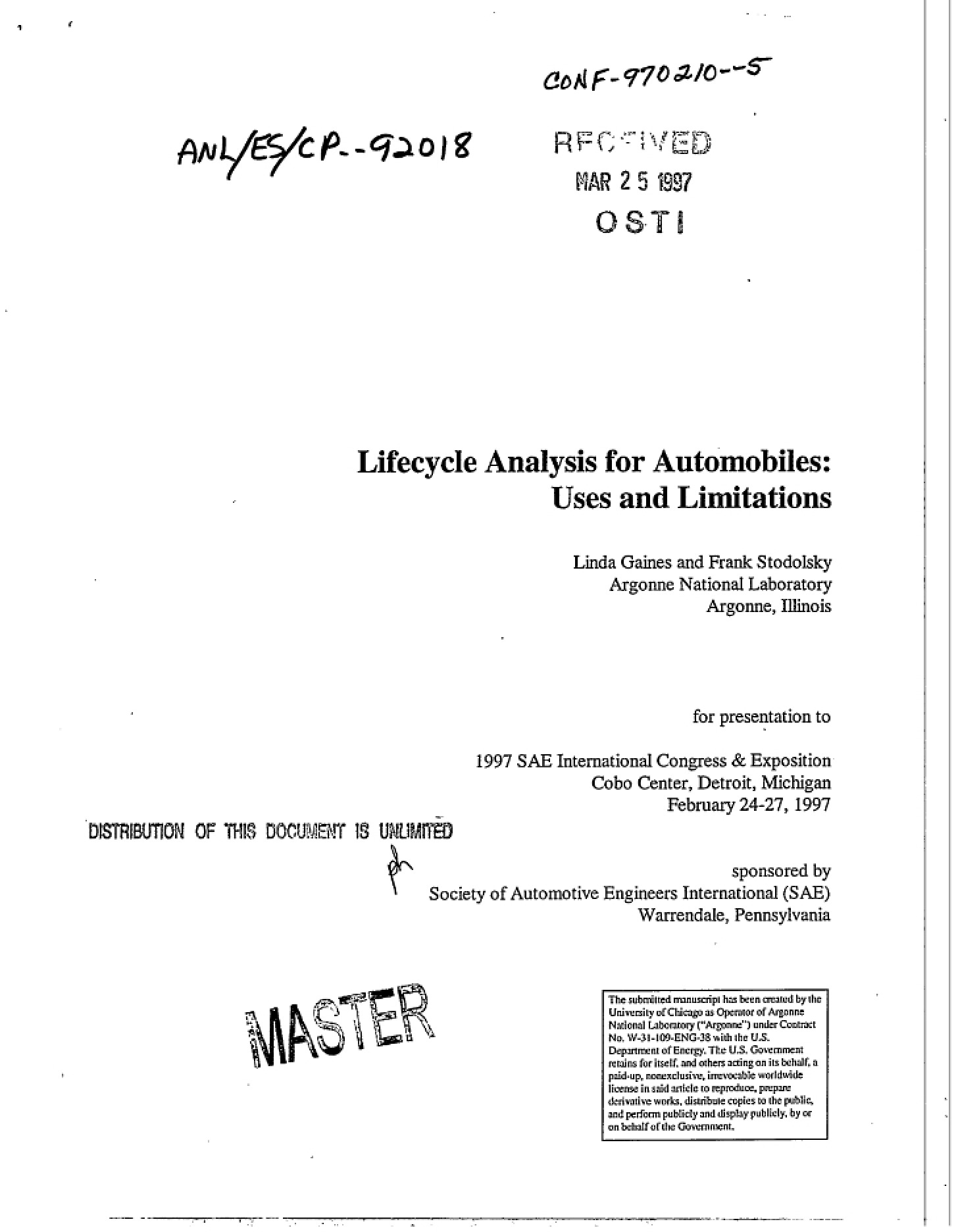 Scholarly Paper
