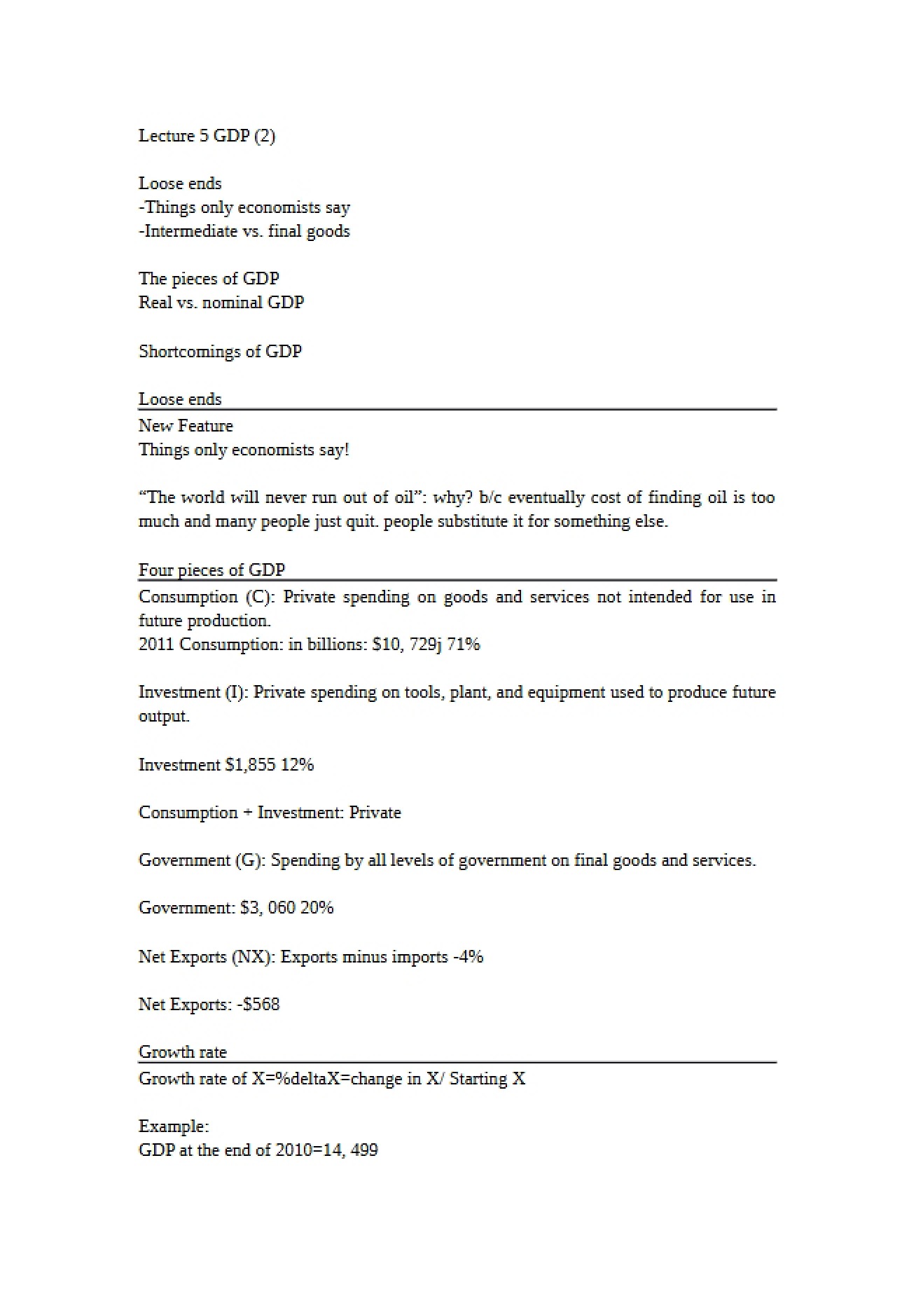 GDP Lecture 4