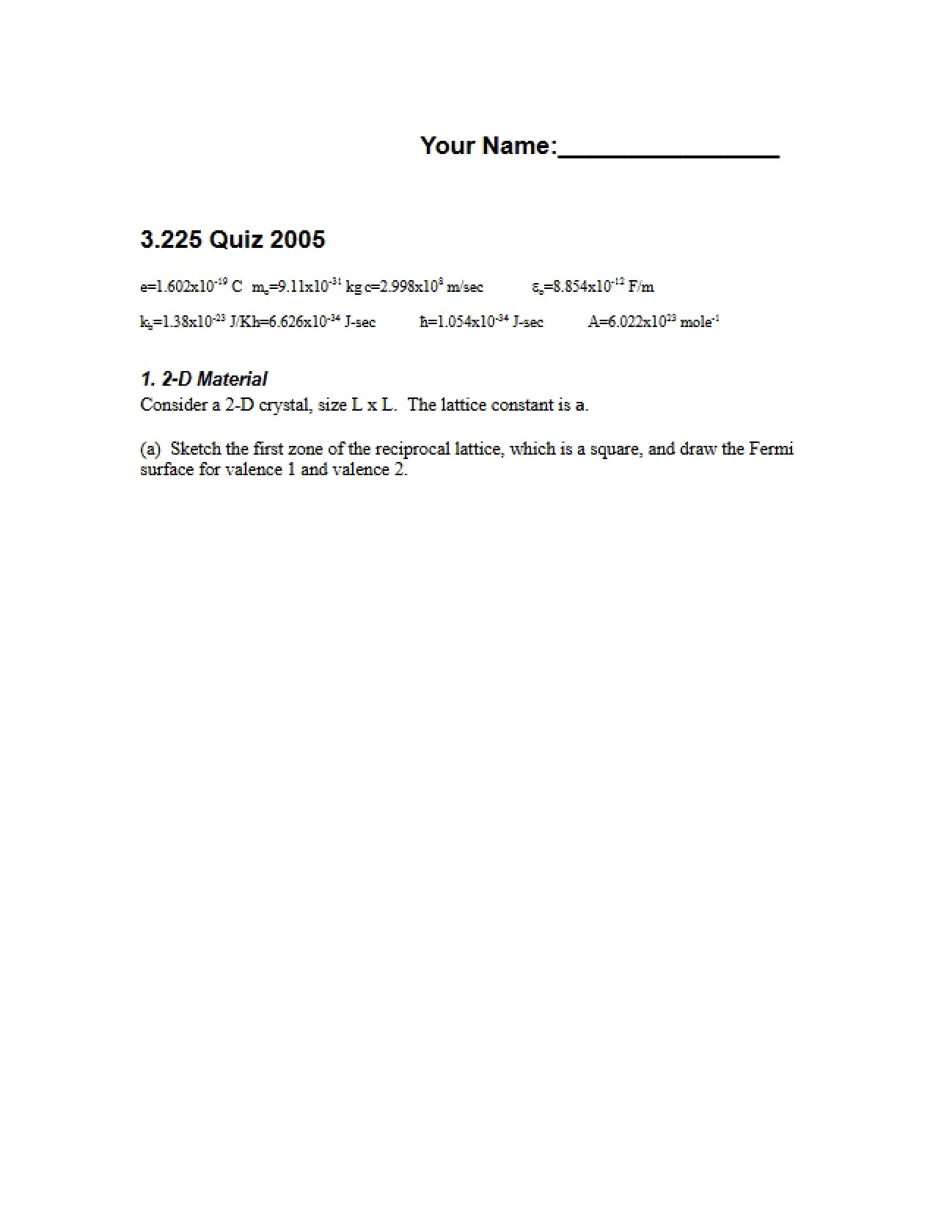 Course 3.225 Quiz