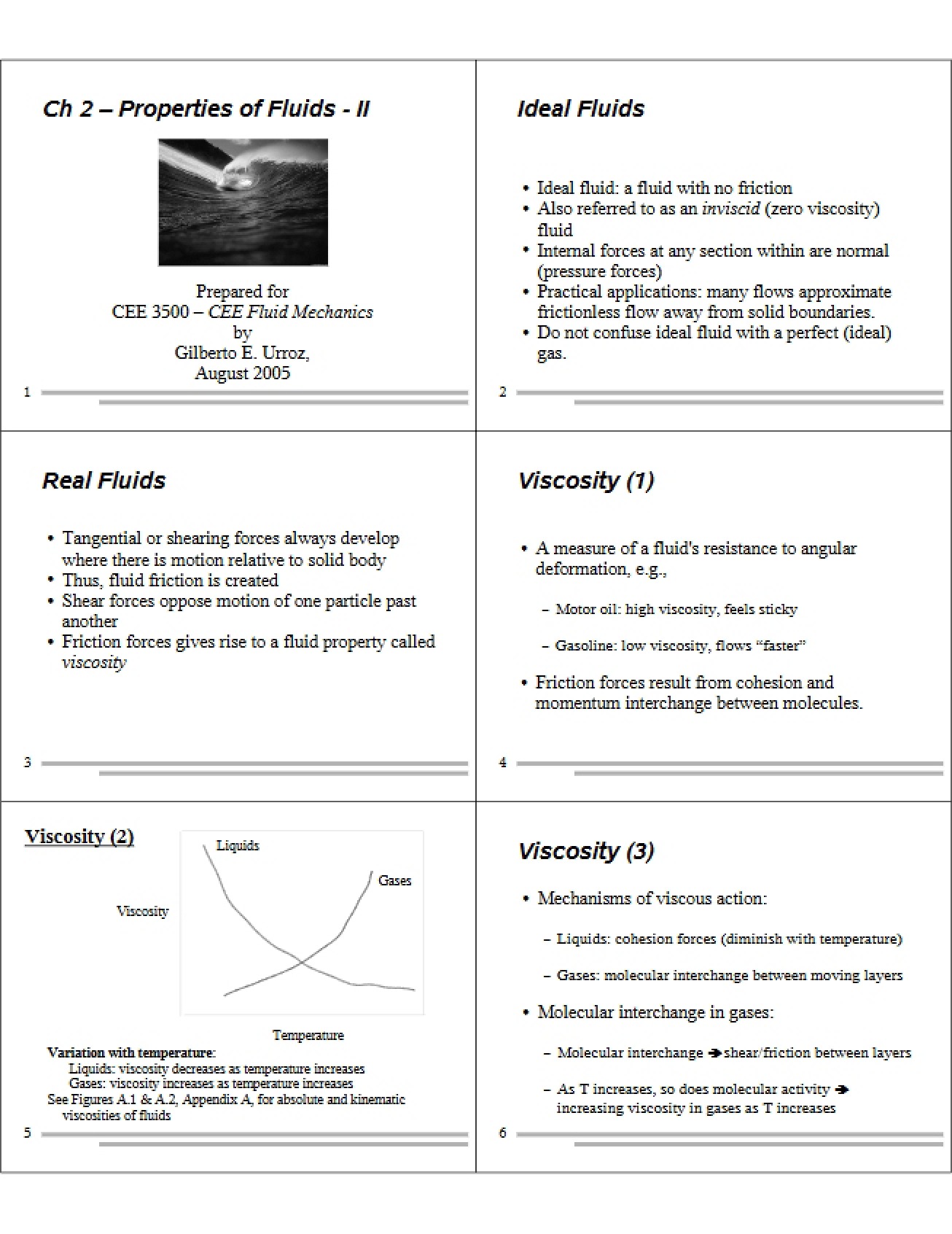 Fluid Properties