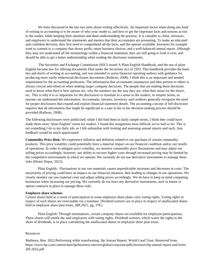 Writing Effectively in Accounting for Engaging Readers