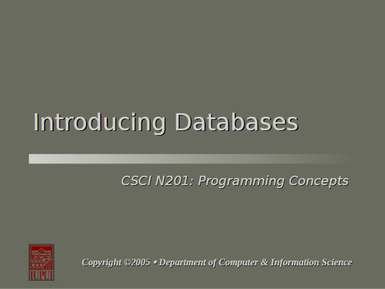 Database Introduction