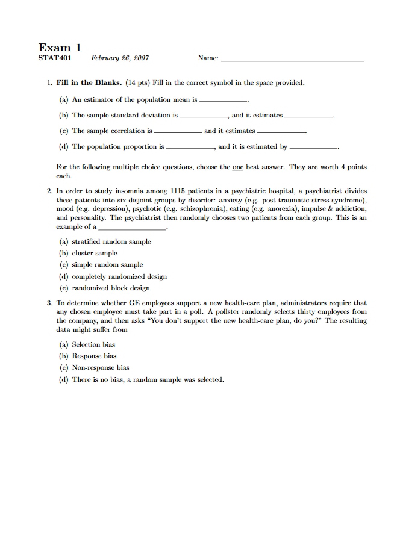 Exam 01