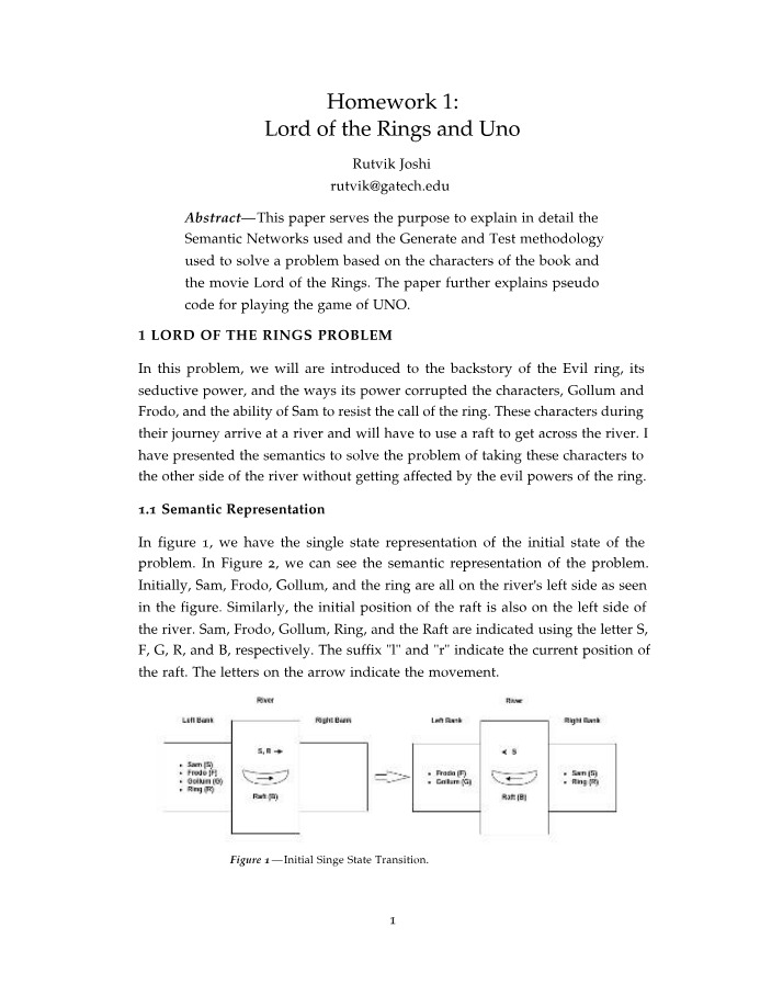 Semantic Networks - Generate and Test