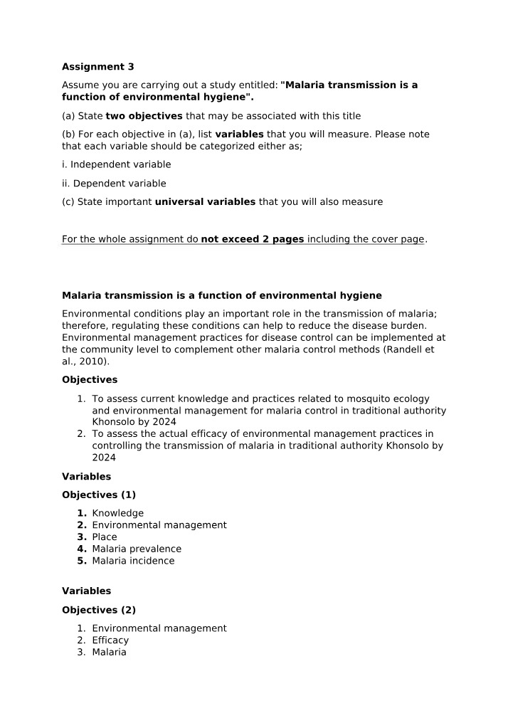 Assignment 3 Early Submission