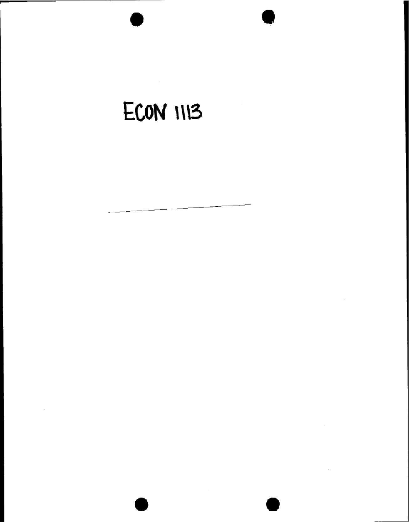 Economics Concepts