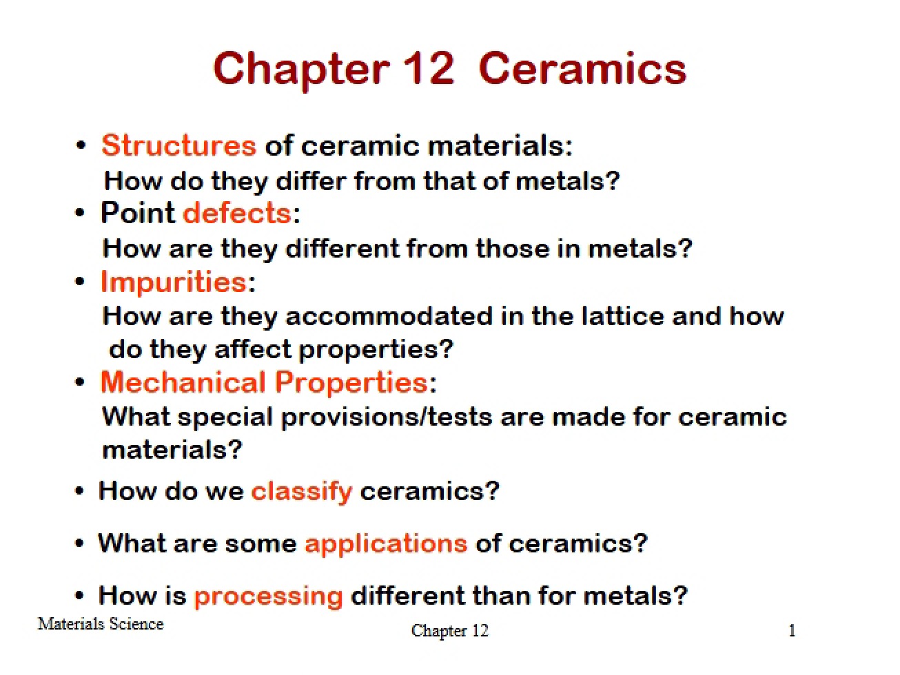 Ceramics (Chapter 12)