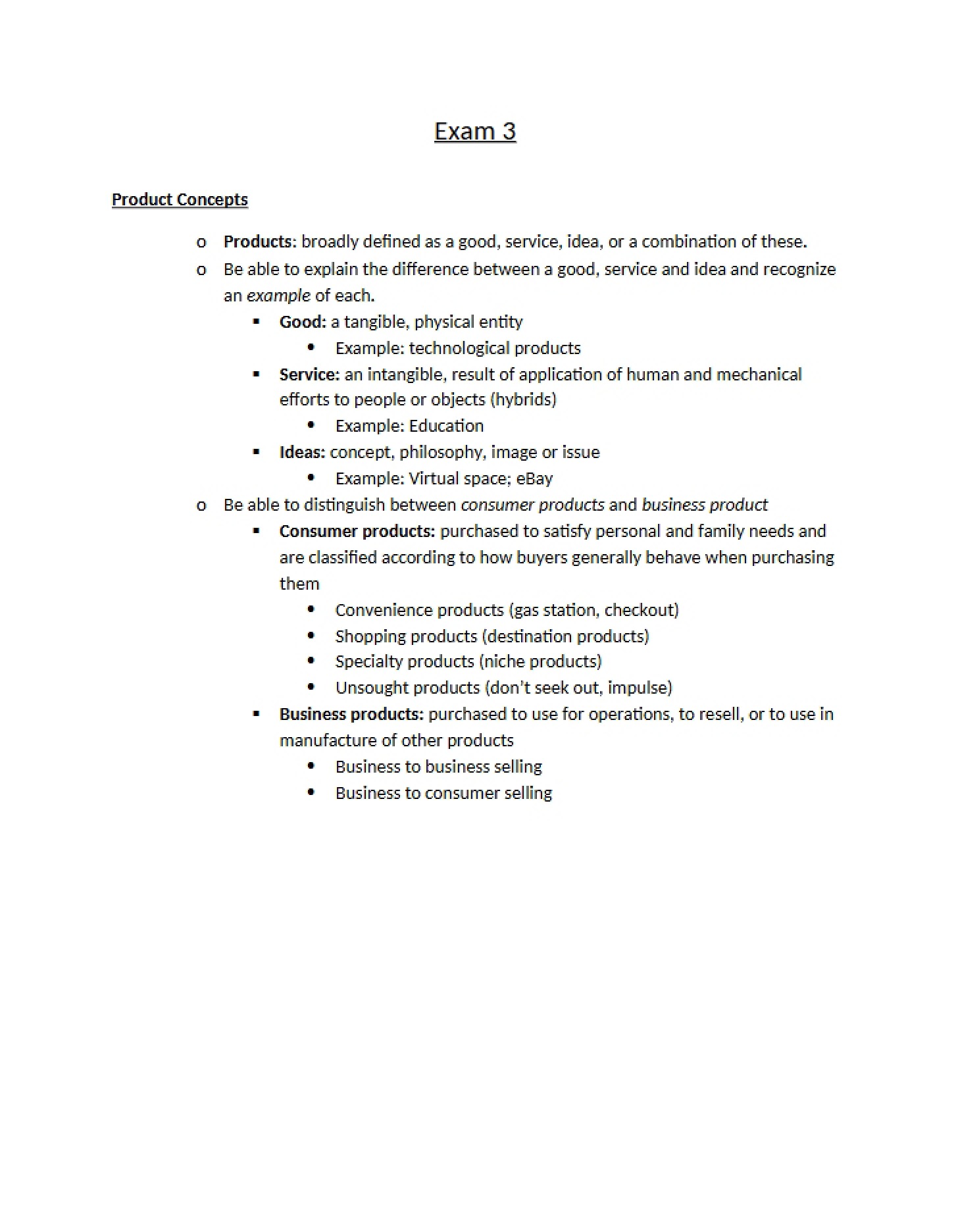 Third Examination