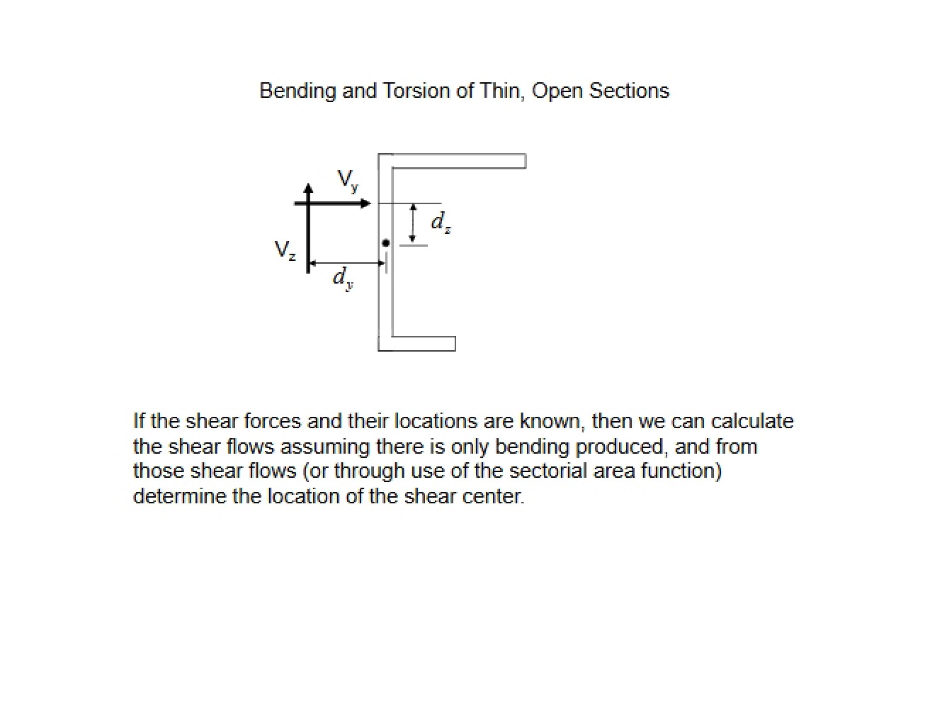 First Part of a Lecture on Combined Bending and Torsion