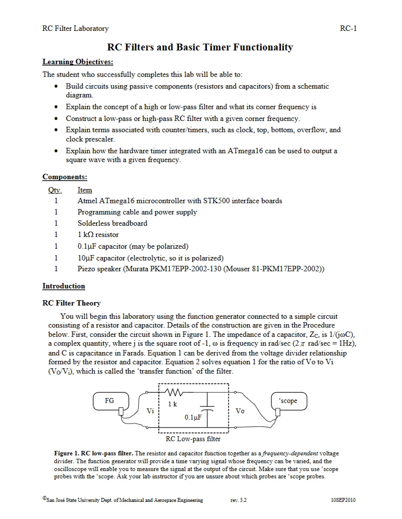 RC Filter Analysis