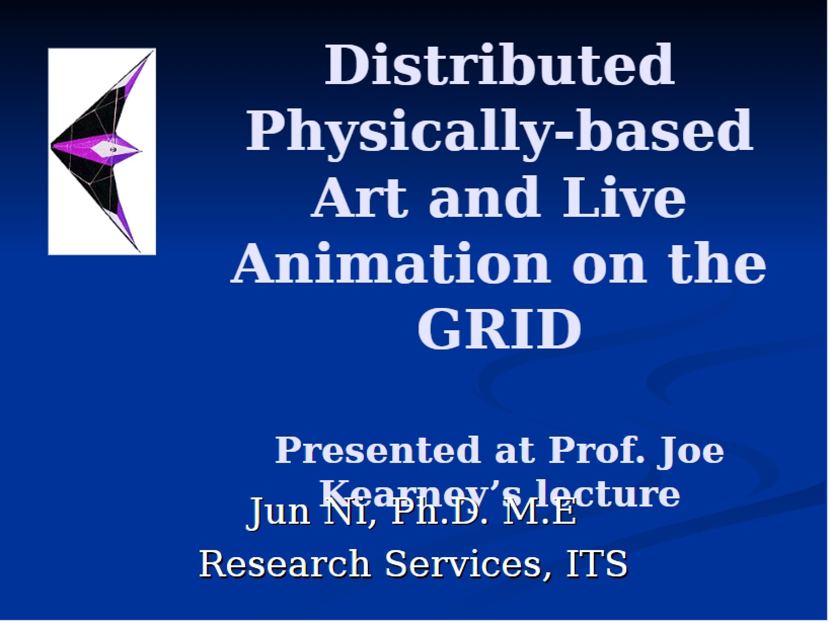 Grid-Based Live Animation and Distributed Physical Art