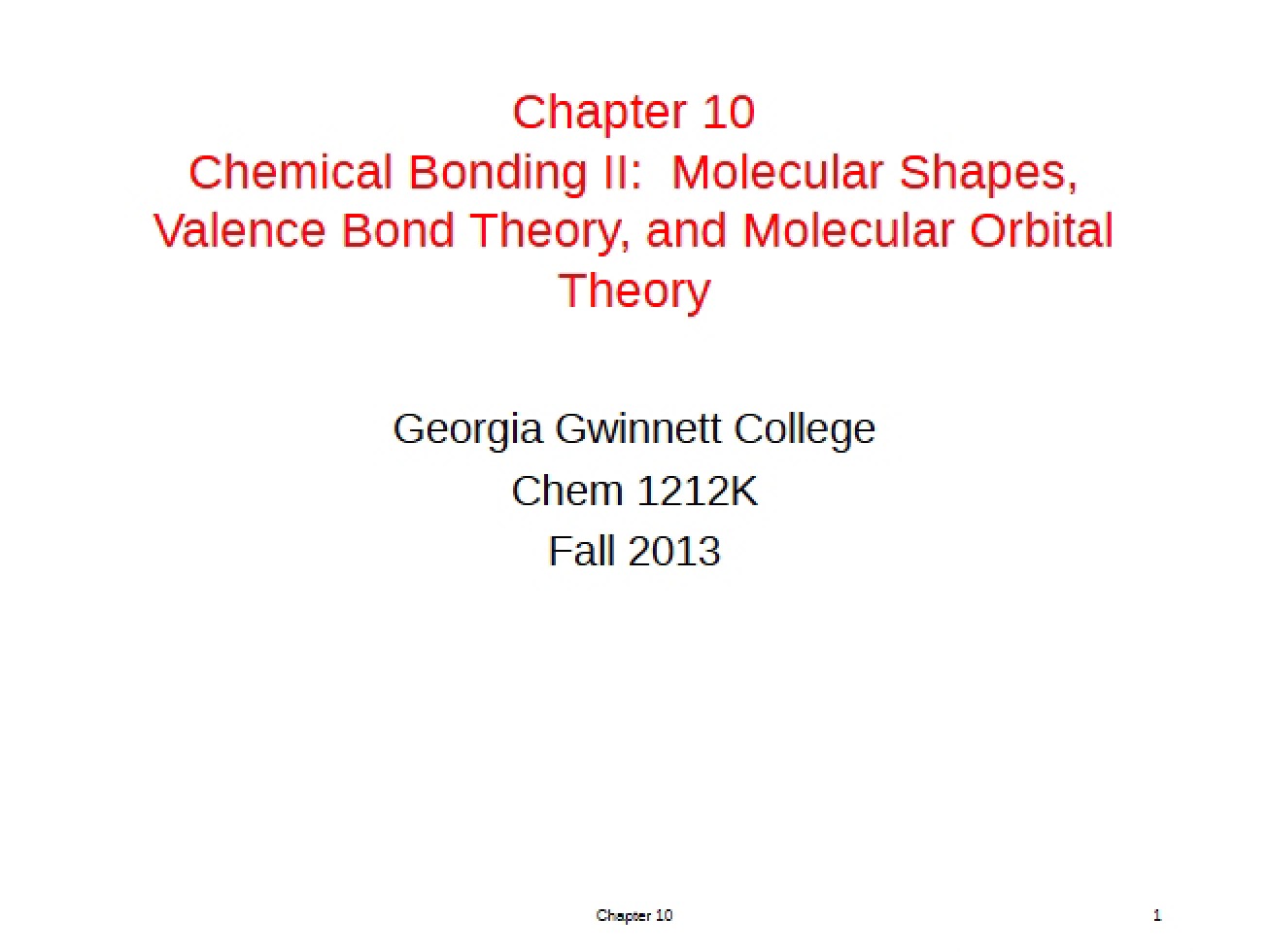 Chapter 10 Notes - 40 Pages