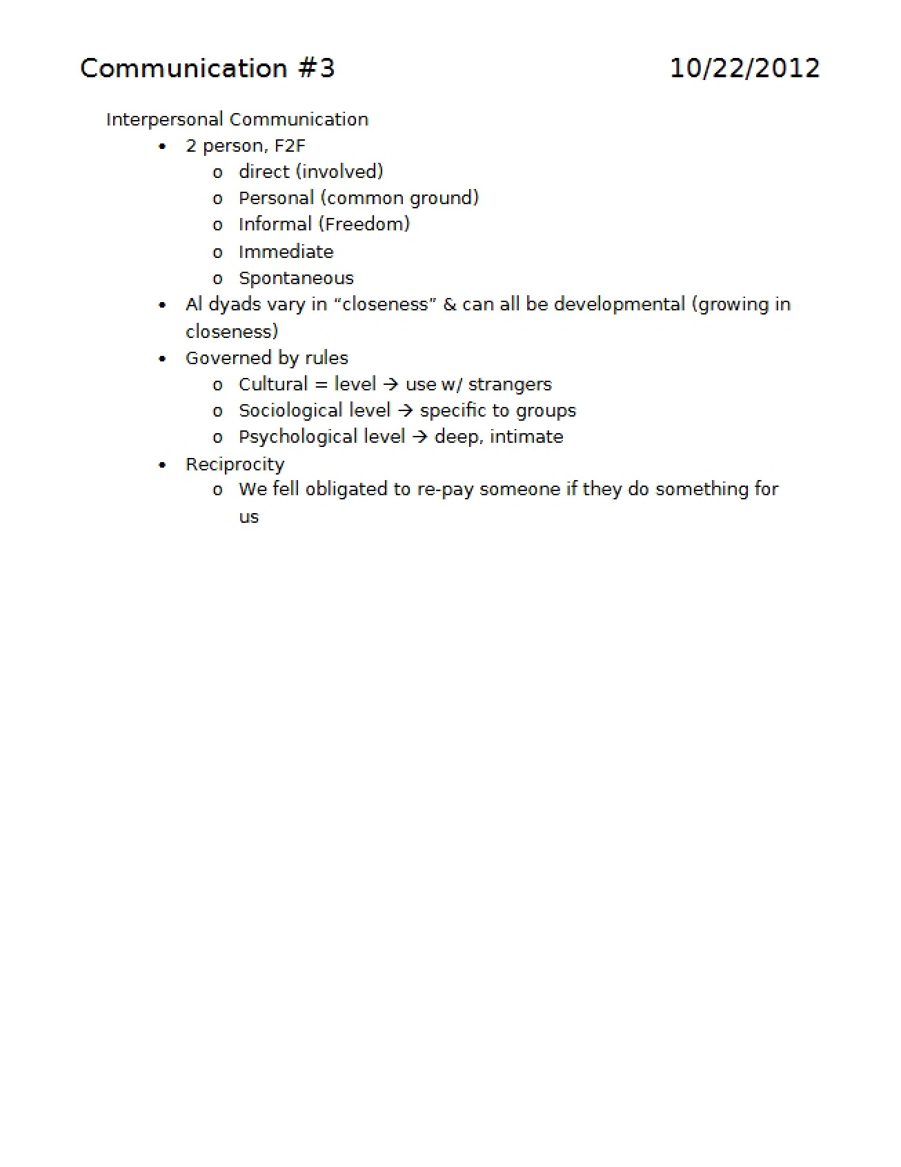 Fundamentals of Human Communication
