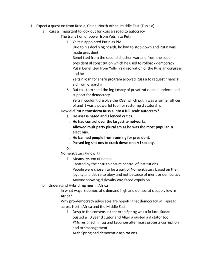 POLS 101 Exam