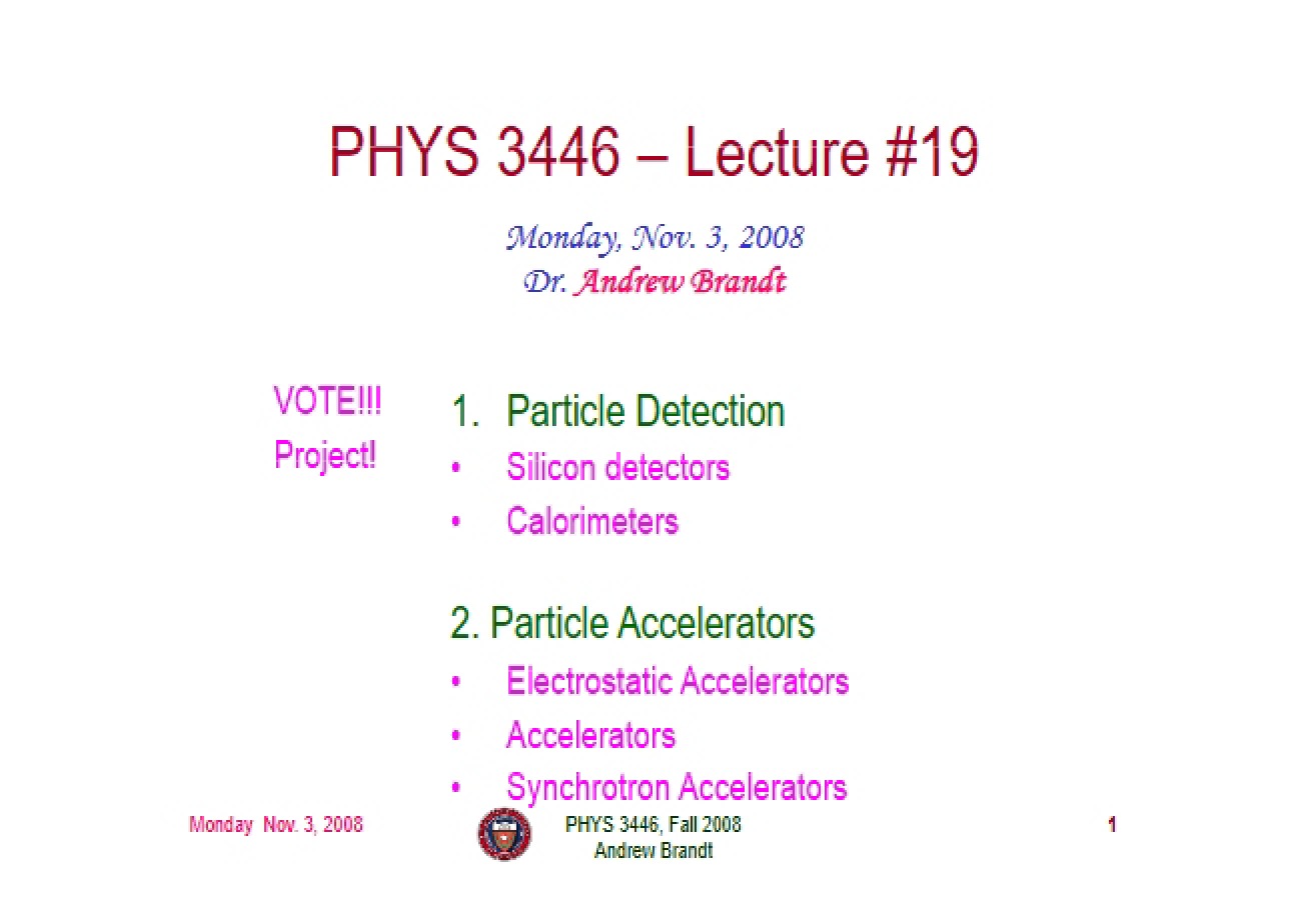 Notes from Lecture - 13 Pages
