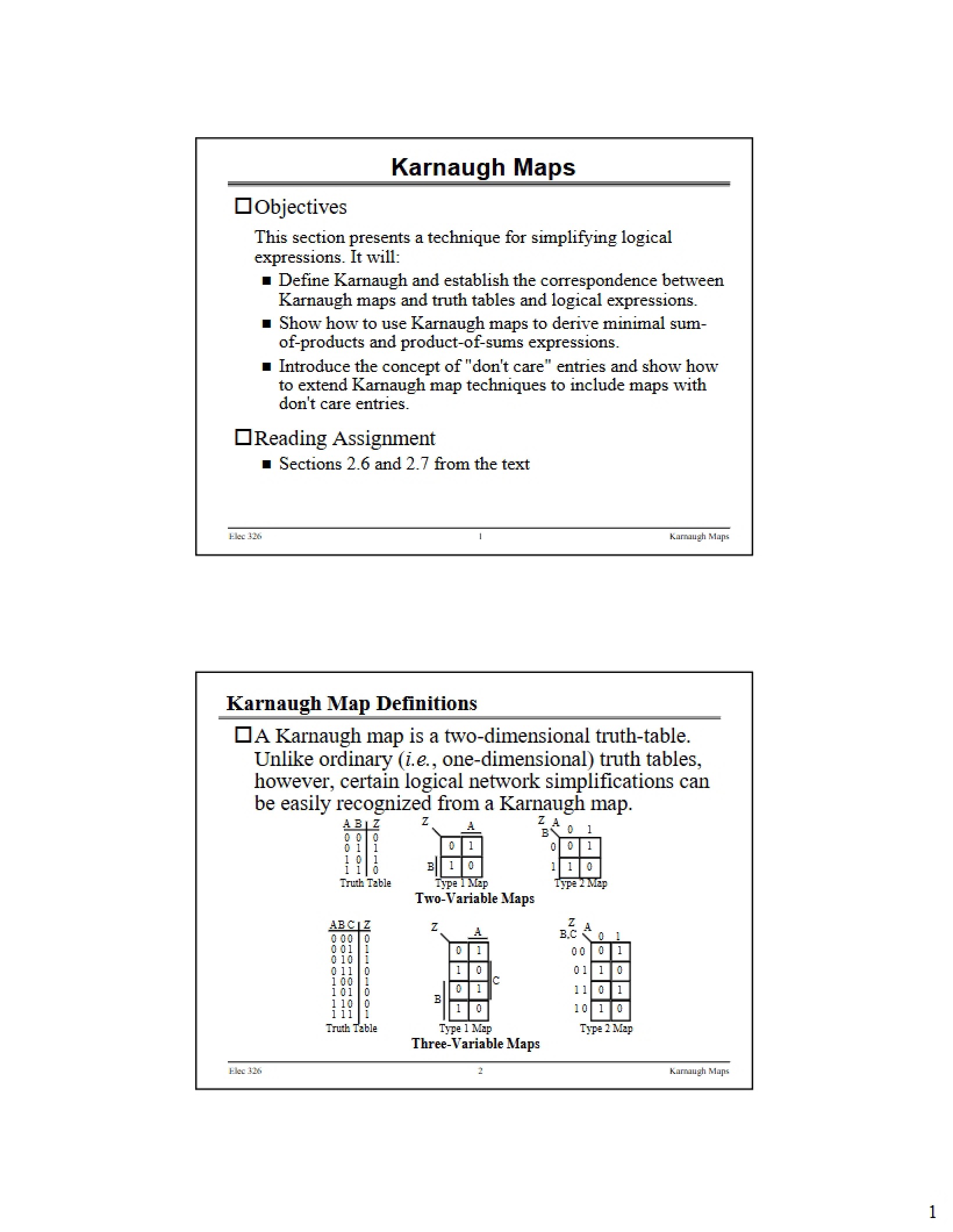 Digital Logic Design Class Notes