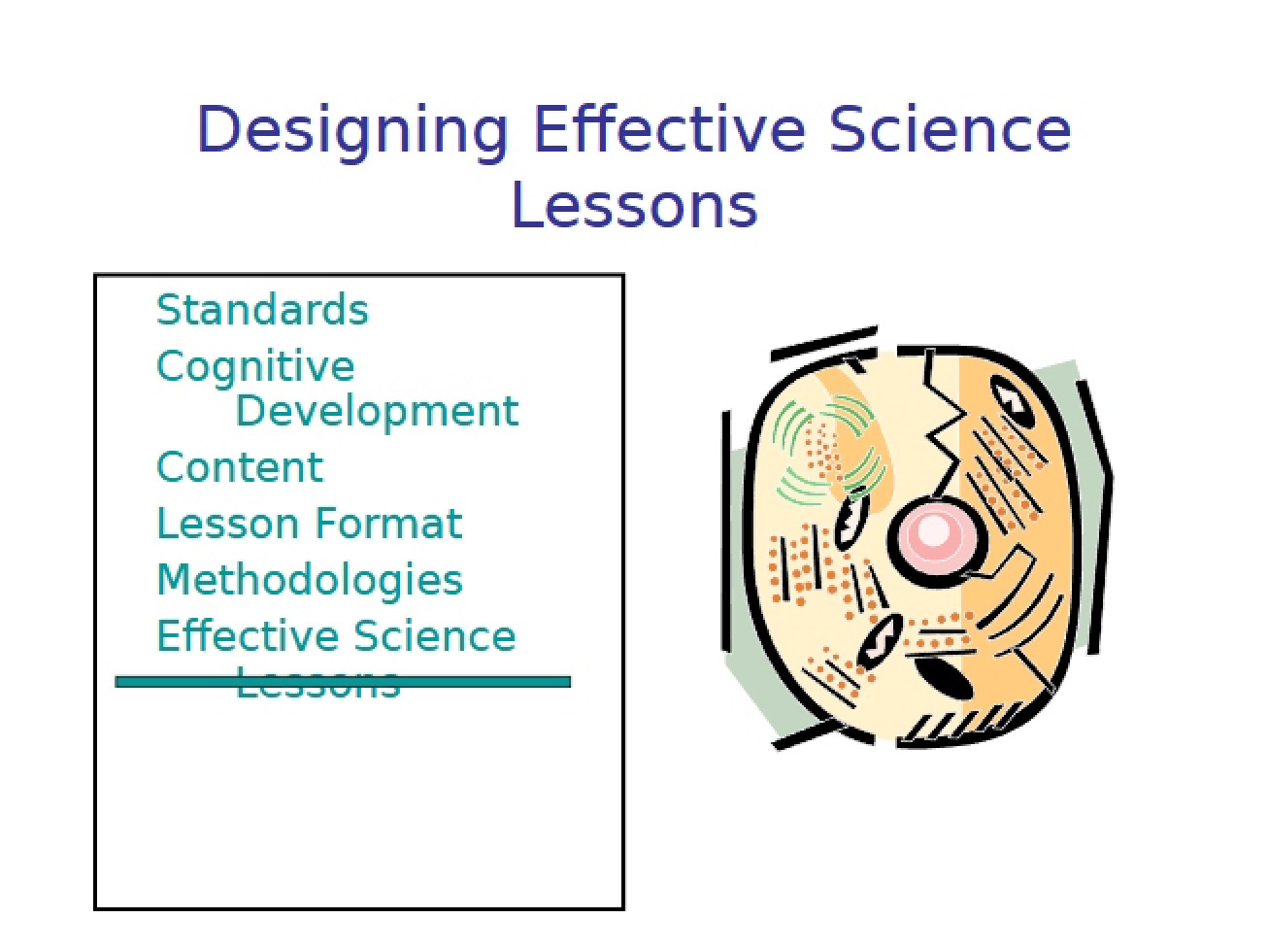 Effective Lesson Design