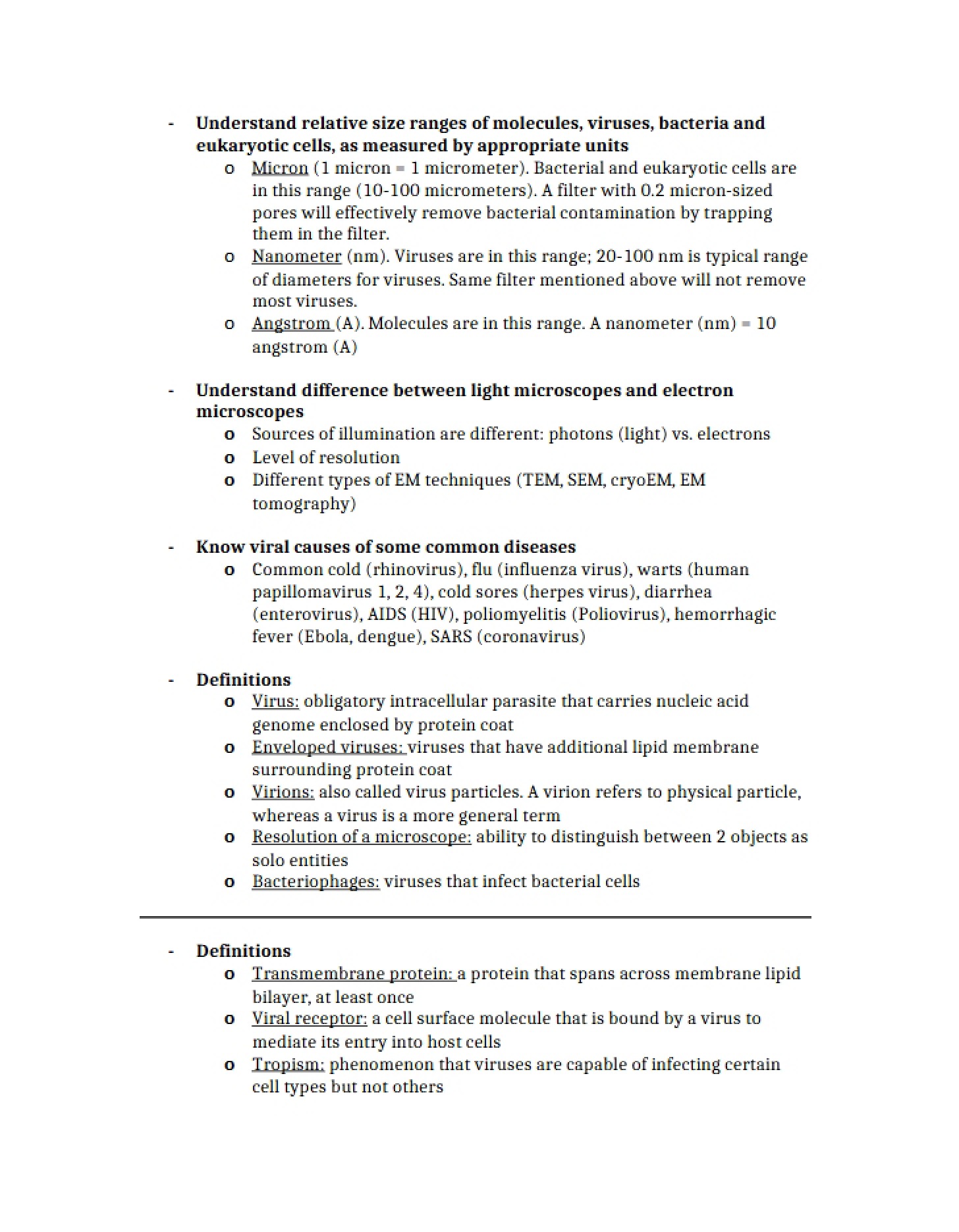Essential Topic Summaries