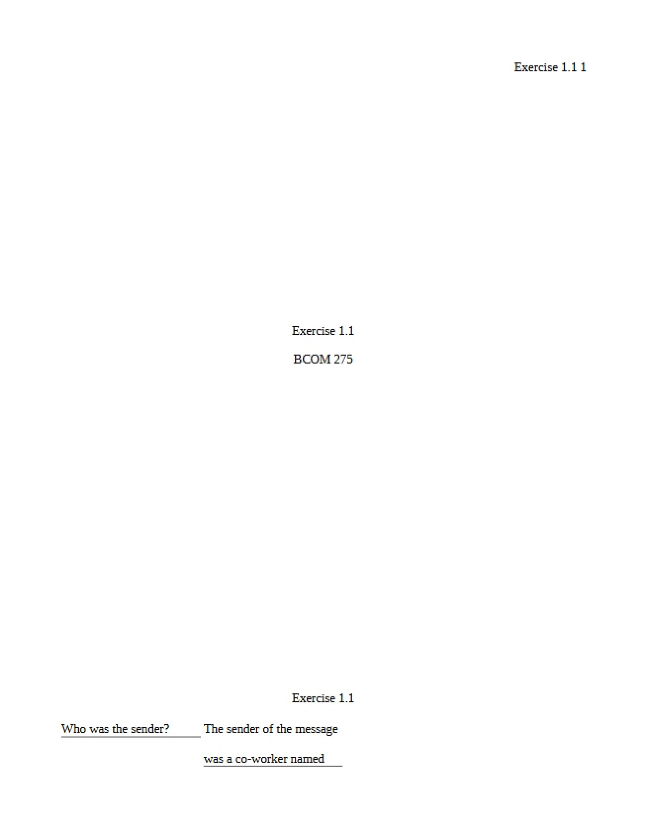 Advanced Business Communications Project