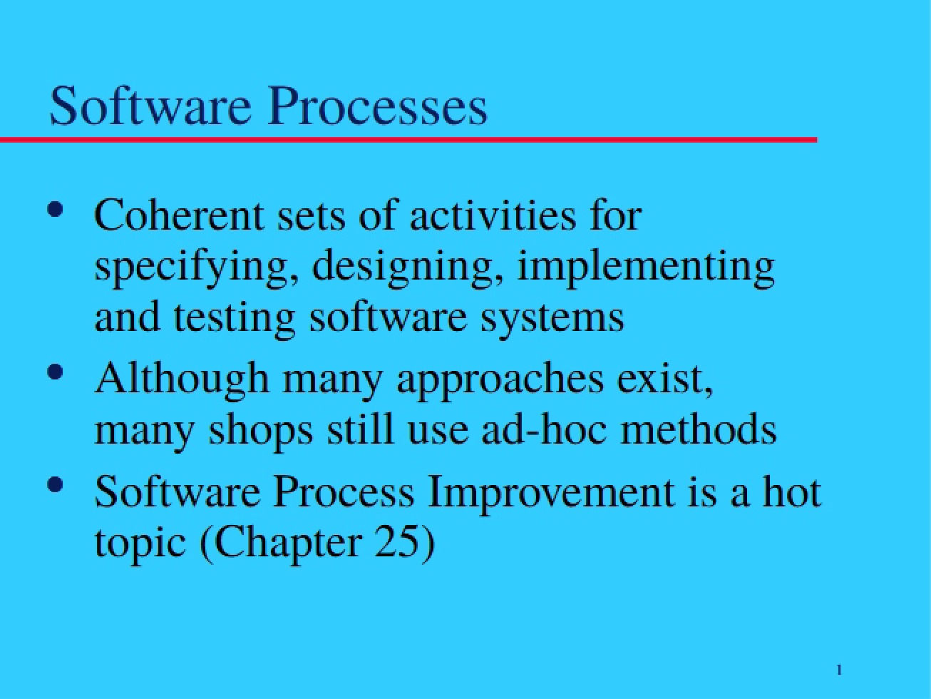 Requirements for Software
