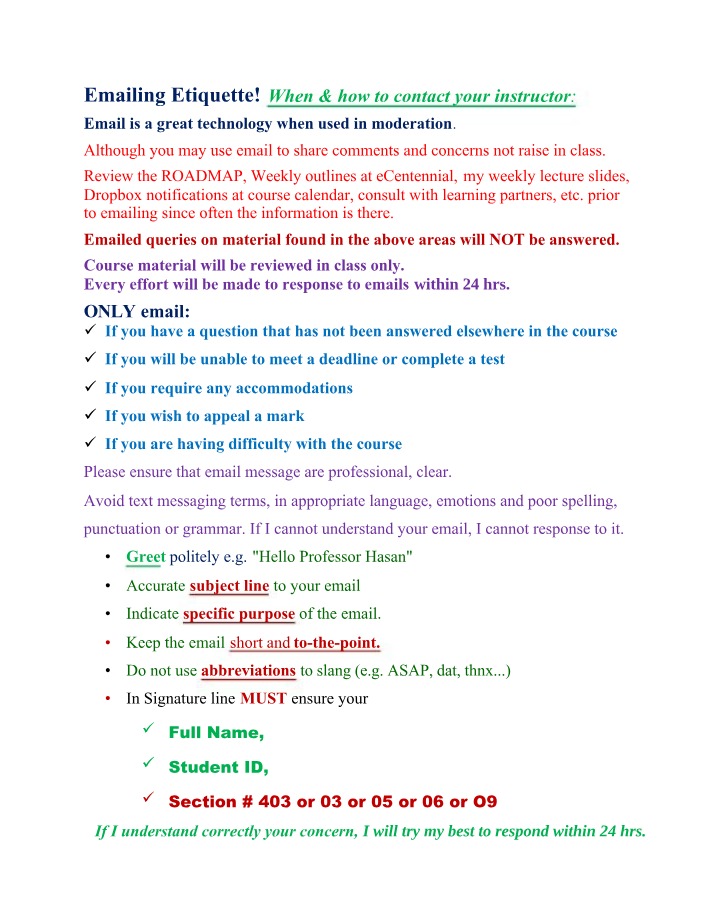 Guide to Emailing Etiquette