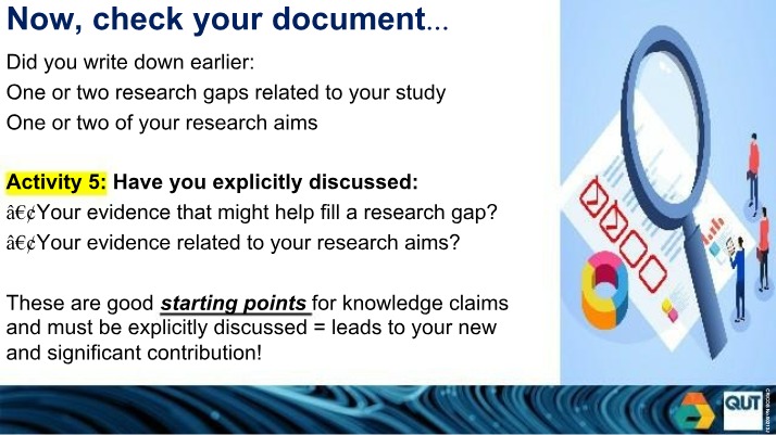 Checking Your Document for Research Aims, Gaps, and Evidence