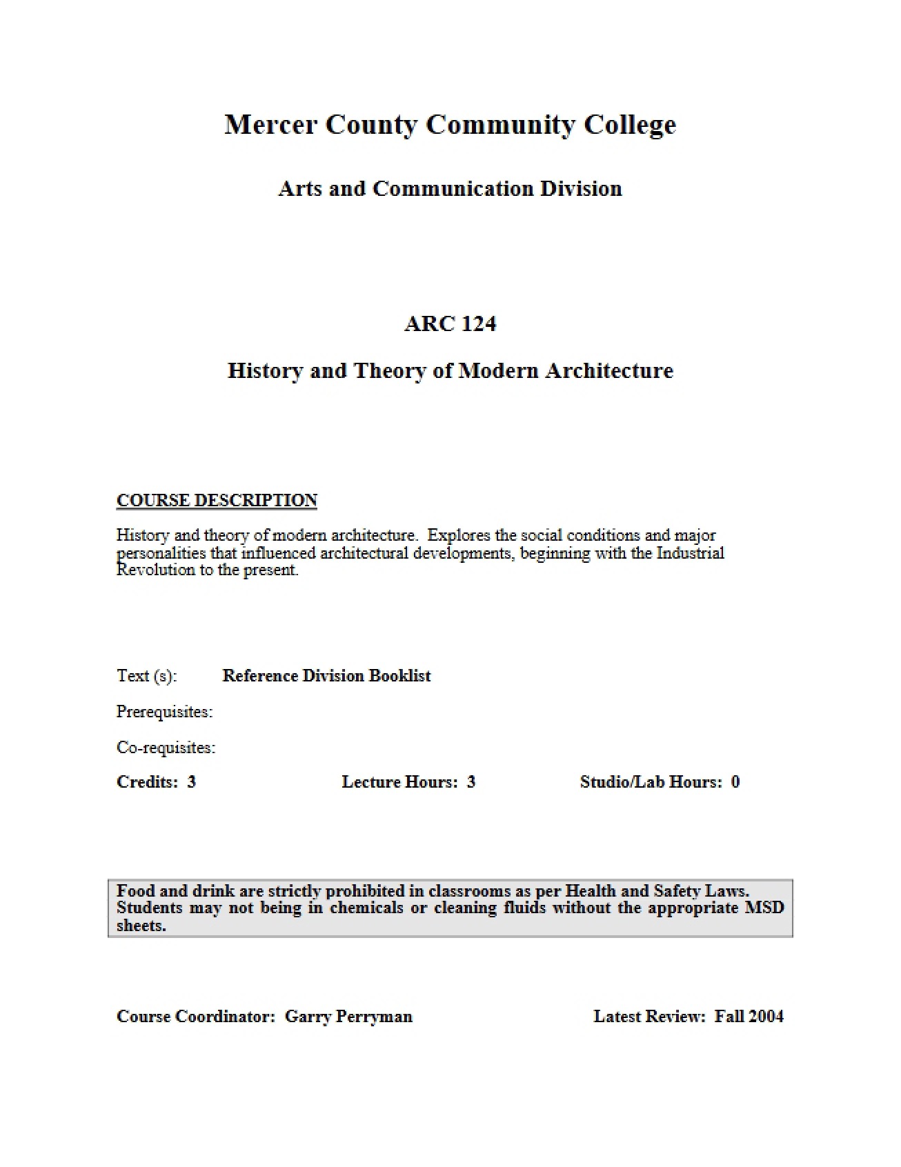 Modern Architecture History and Theory Description