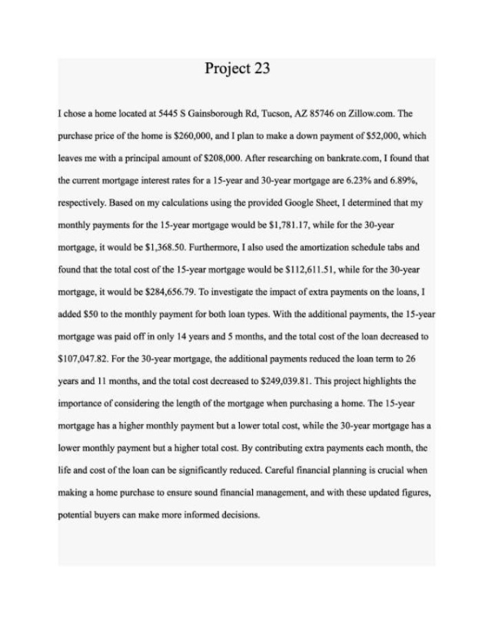 Comparing 15-Year vs 30-Year Mortgage Loans