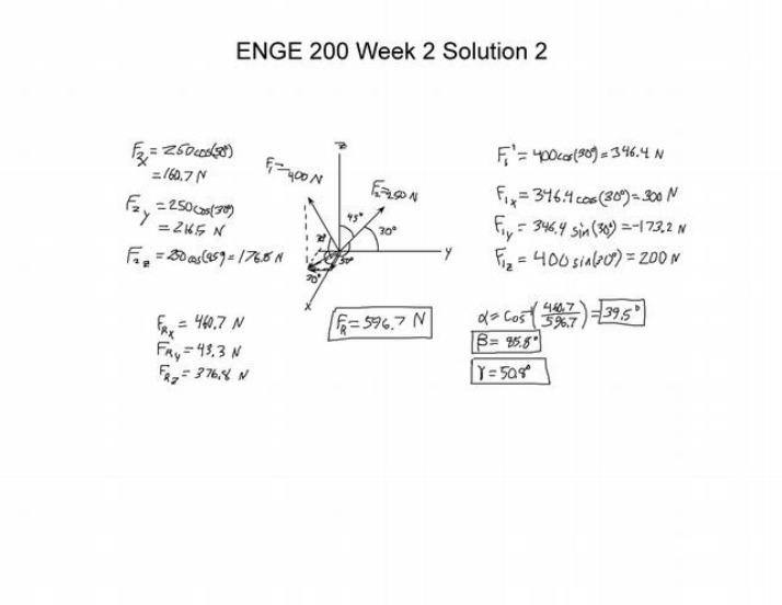 Week 2 - Solution 2 for ENGE 200