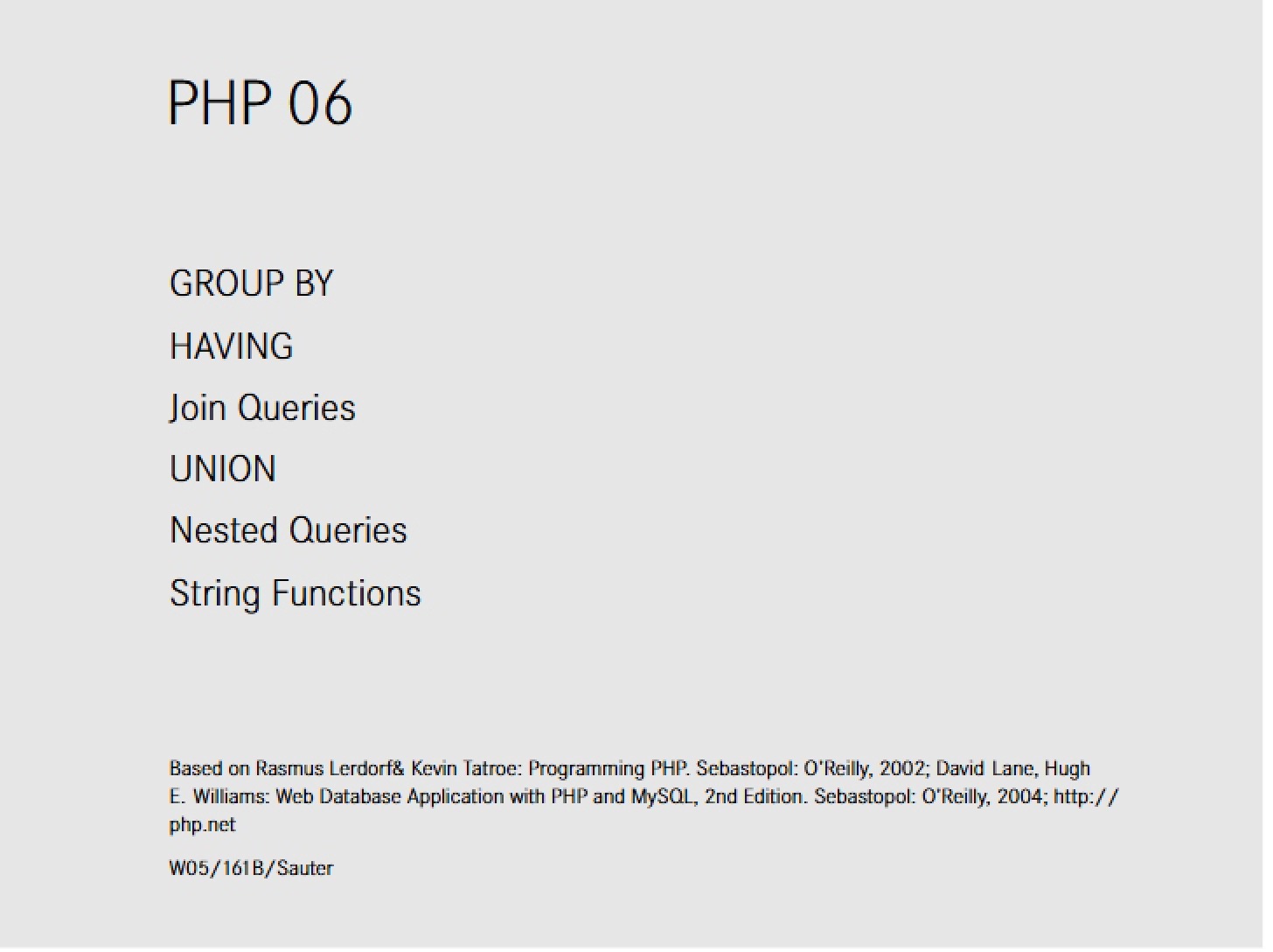 PHP Script 06