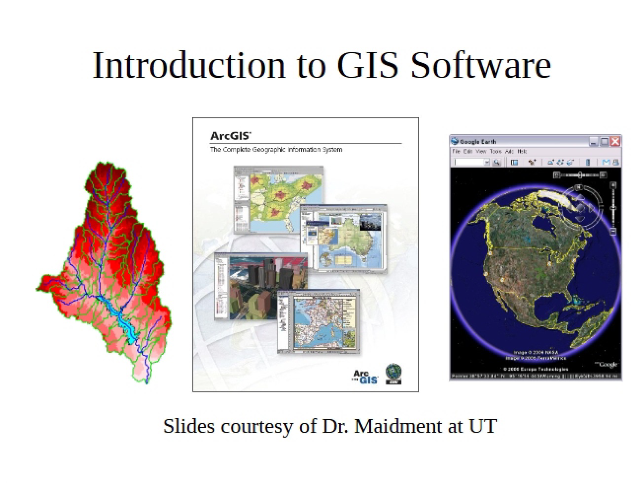 Introduction to Software for GIS
