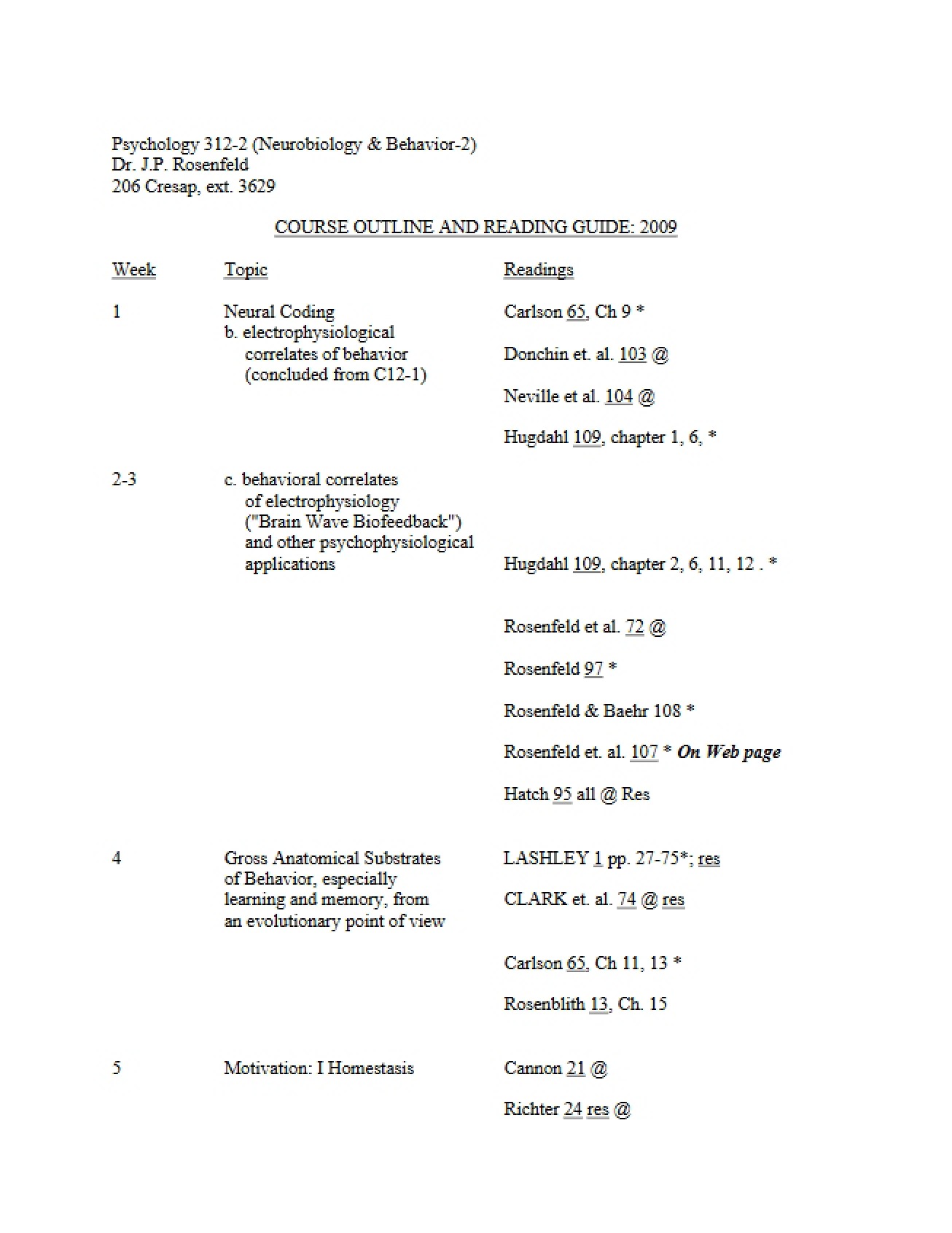 Syllabus for Psychology 312-2