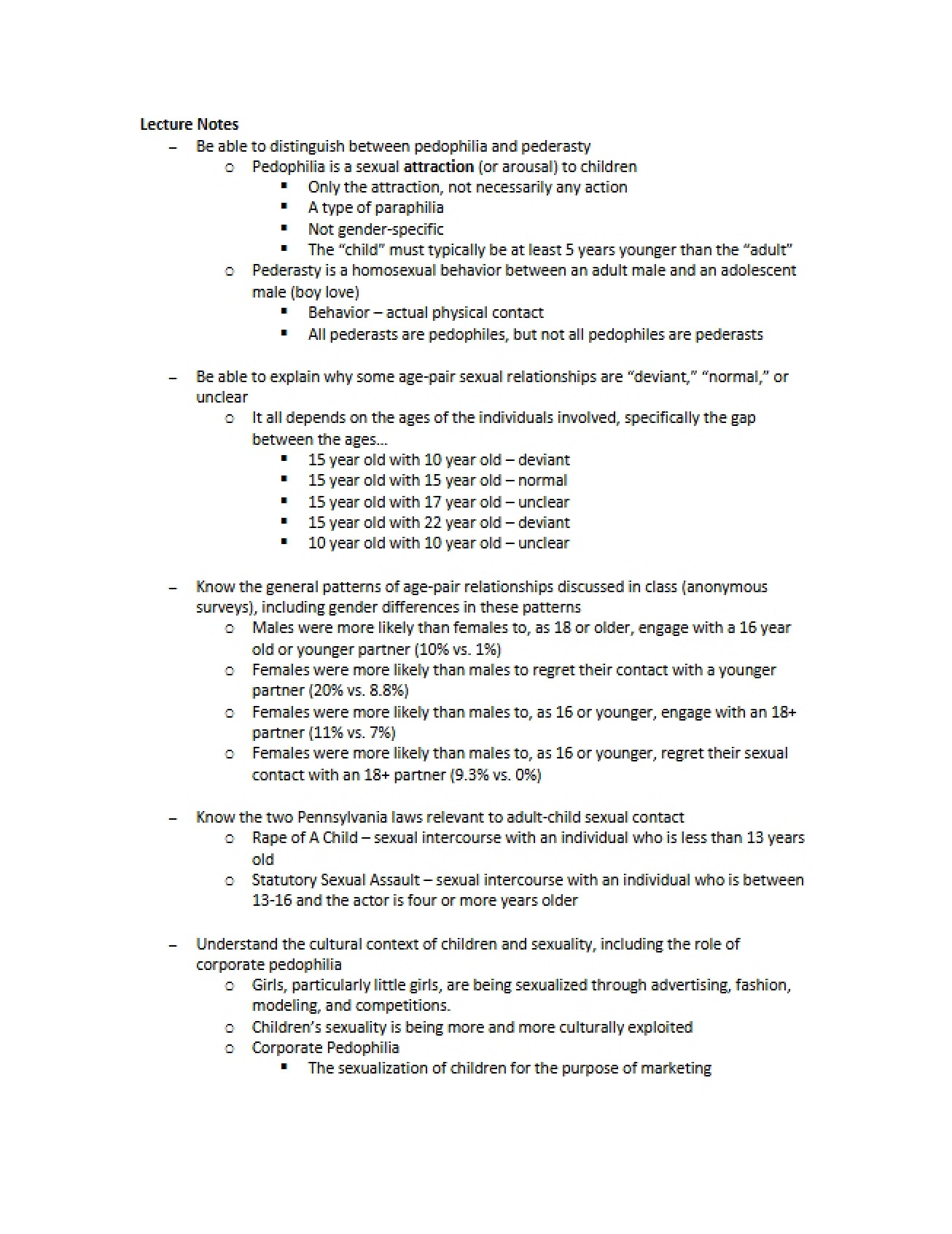 Sociology of Deviance Notes