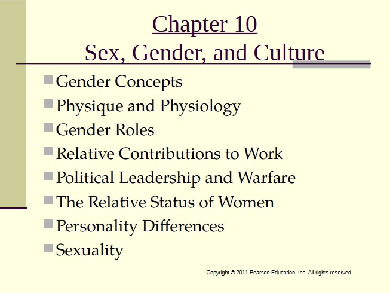 Culture, Sex, and Gender