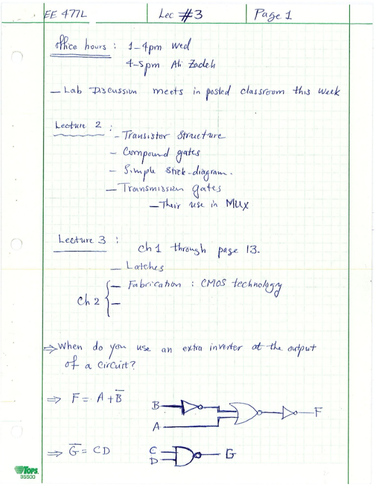 Logic Gates Dynamic (Lecture 03)