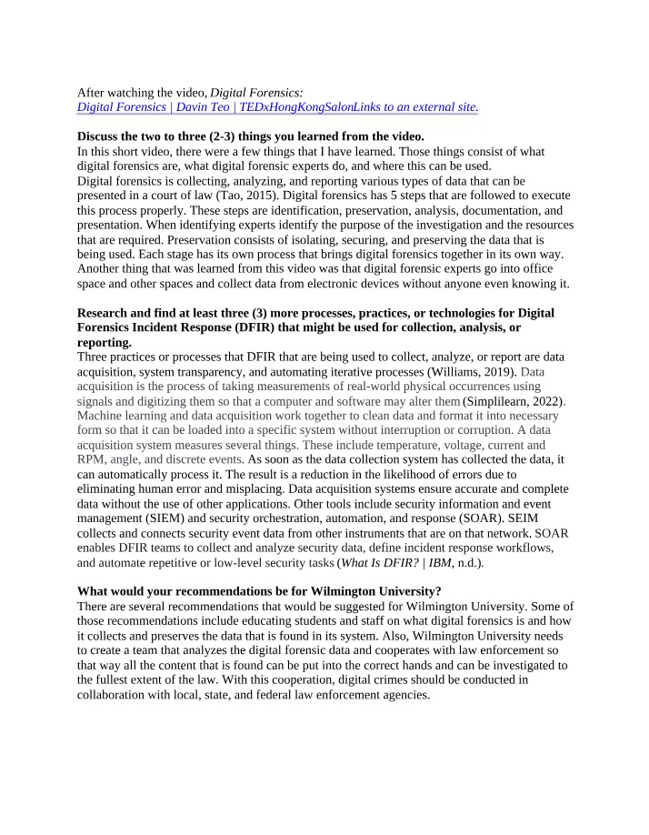 Key Concepts in Digital Forensics and Incident Response