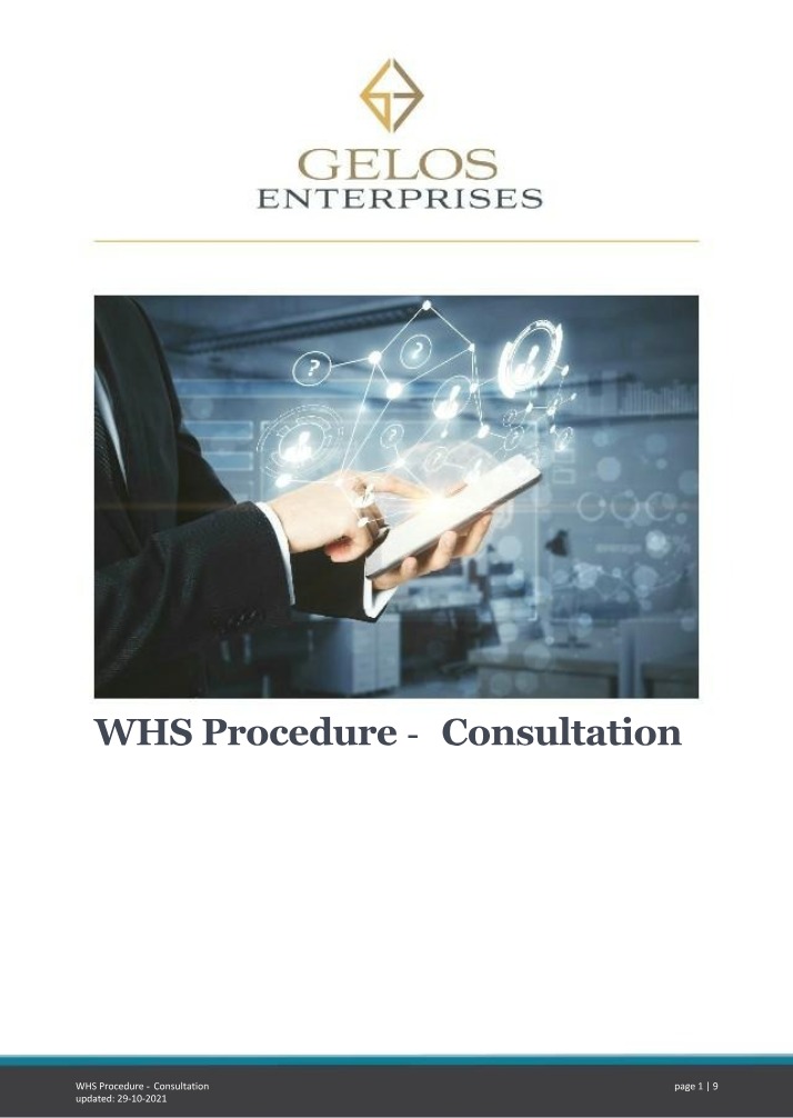 WHS Consultation Procedure