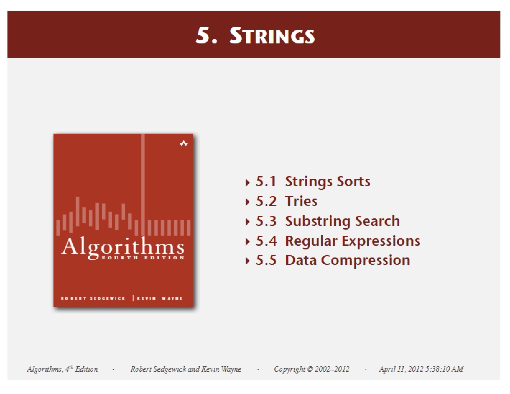 String Processing - COS 226
