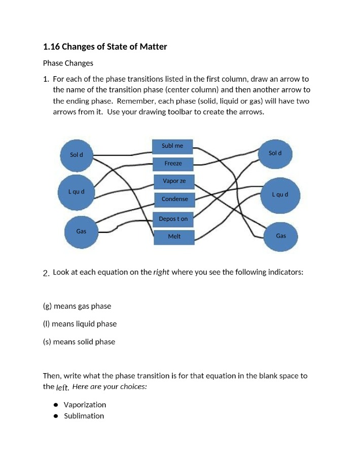Phase Changes of Matter - Solid, Liquid, and Gas