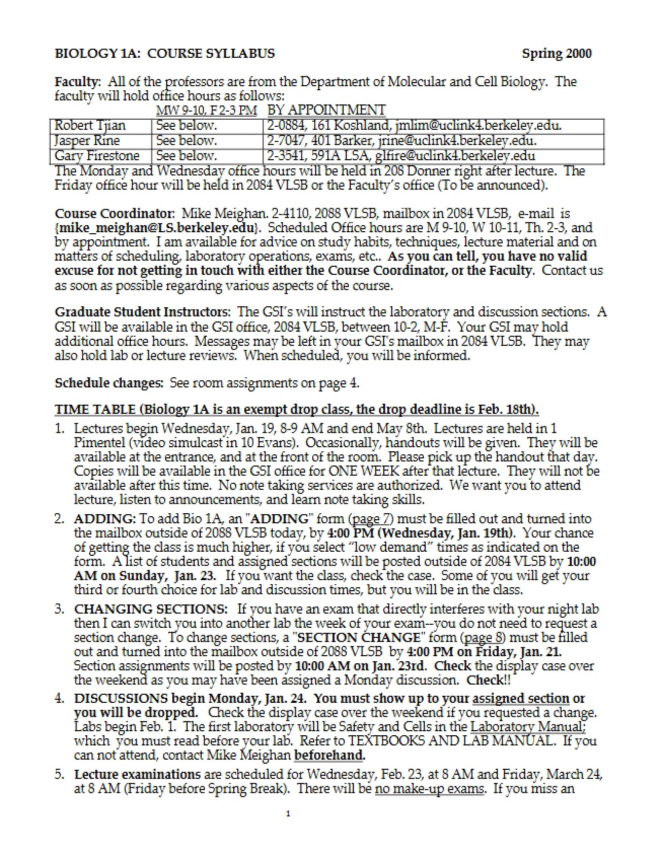 Syllabus Document