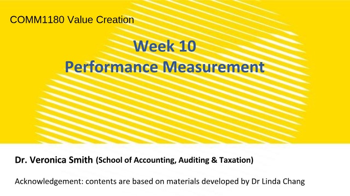 Value Creation in Business Performance