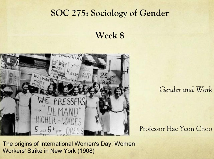 Week 8 Lecture Part 1 - SOC275