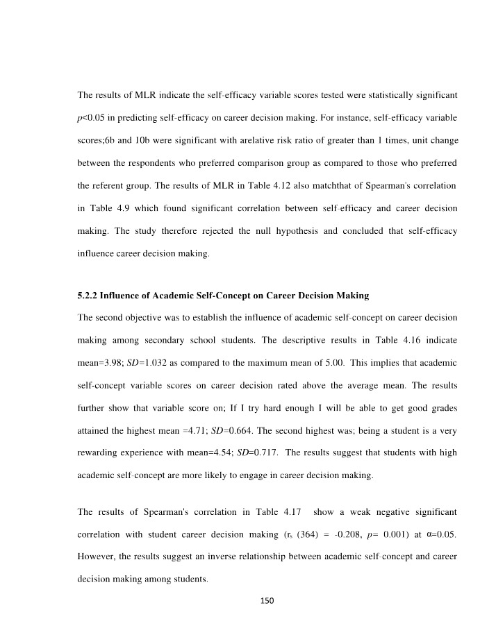 166 - Influence of Self-Efficacy and Academic Self-Concept
