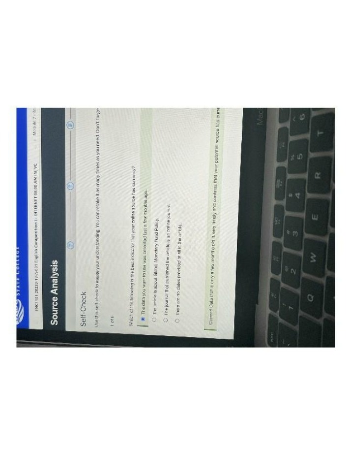 Self-Check for Source Analysis
