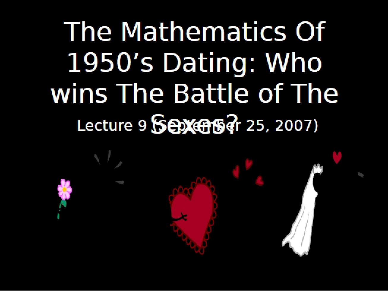 Ninety-Ninth Lecture on Great Theoretical Ideas