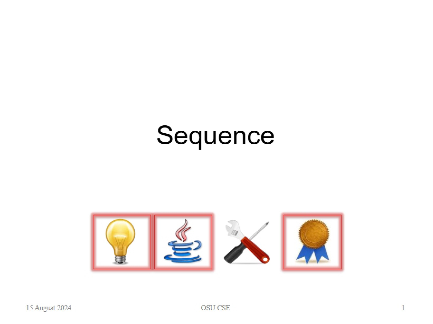 Sequence Structure