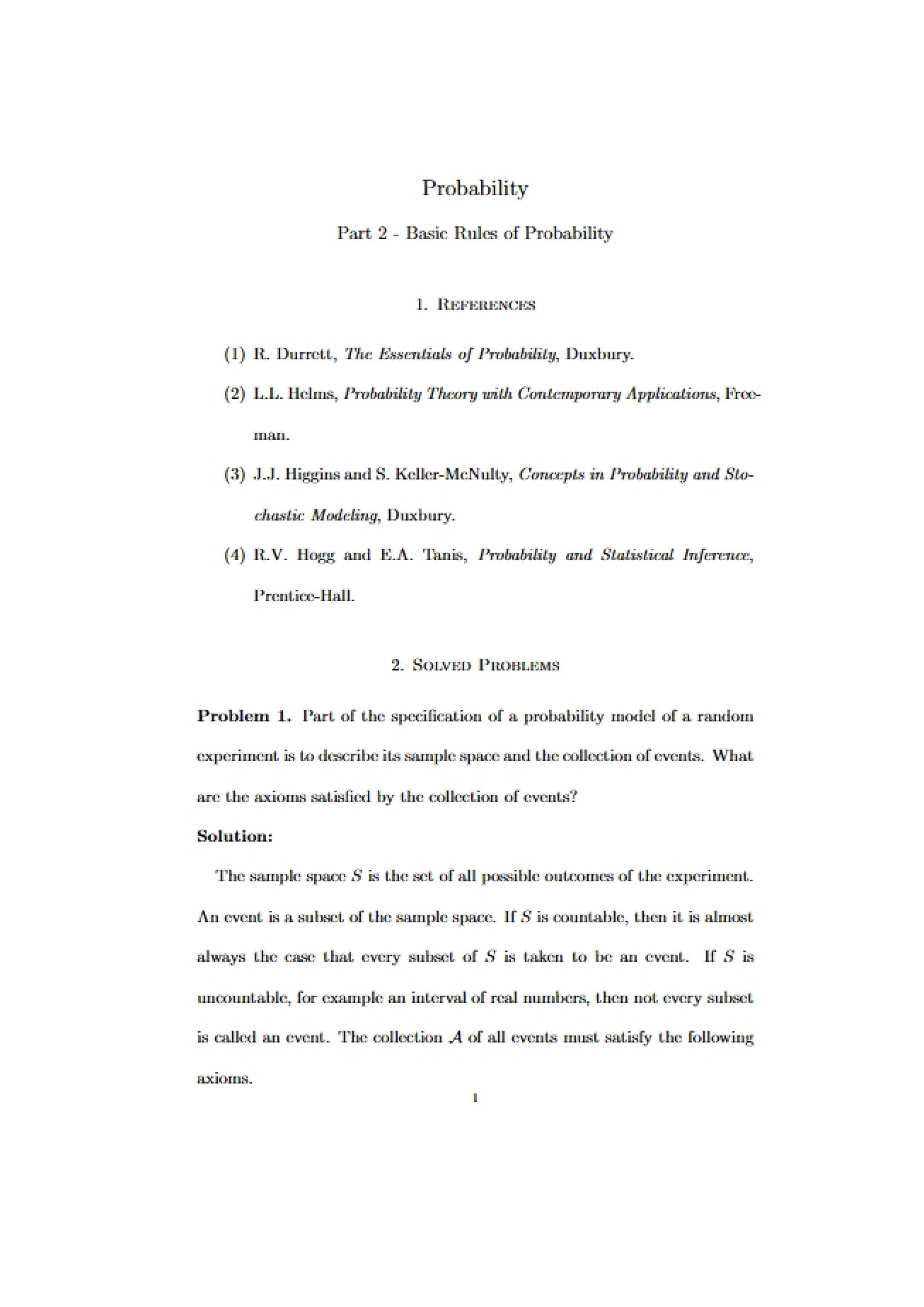 Problem Set 2