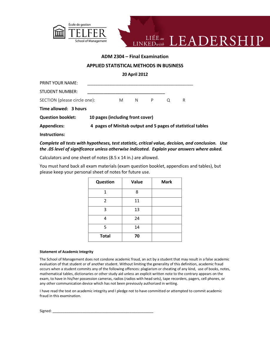 ADM 2304 Final Examination Copy 1