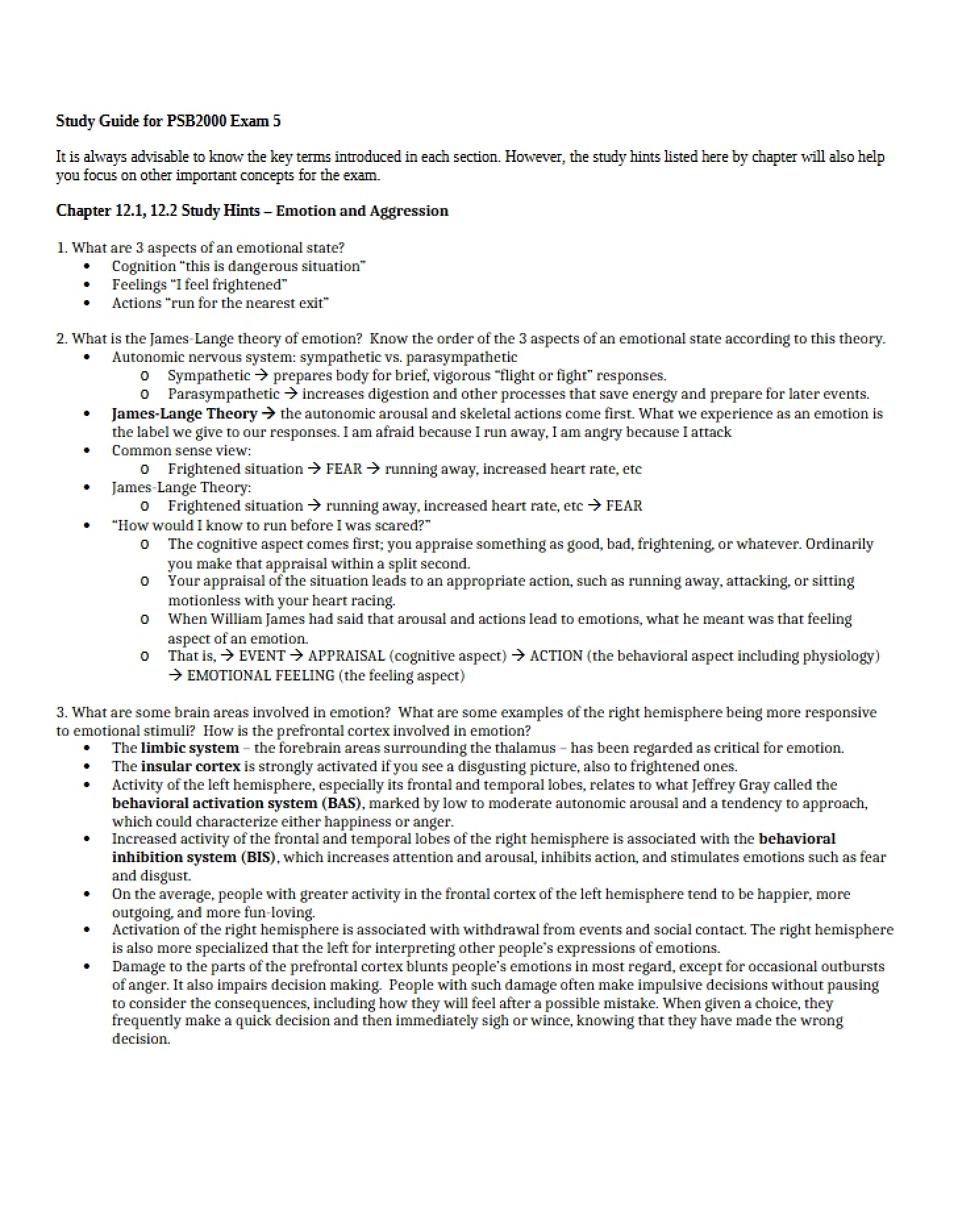Course Review